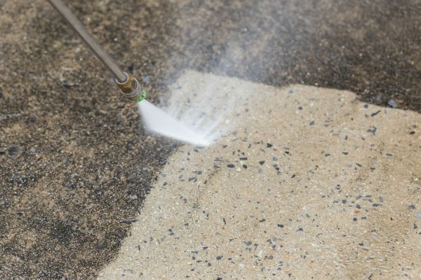 Deck Concrete Cleaning